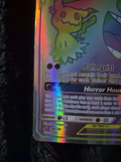 Pokemon Gengar & Mimikyu GX TAG TEAM GX Holo 186/181 Team Up 240 HP Ultra - Image 2
