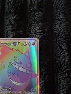 Pokemon Gengar & Mimikyu GX TAG TEAM GX Holo 186/181 Team Up 240 HP Ultra - Image 3