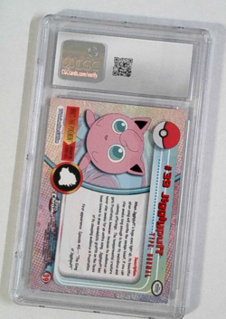 JIGGLYPUFF 2000 TOPPS CHROME POKEMON CGC 8 SERIES 1 - Image 2