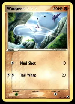 EX-NM Unseen Forces Wooper Common 79/115 2005 Pokemon TCG - Image 1