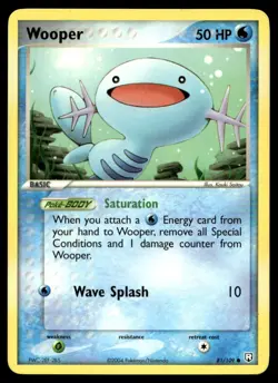 Wooper Team Rocket Returns Common 81/109 2004 Pokemon TCG - Image 1
