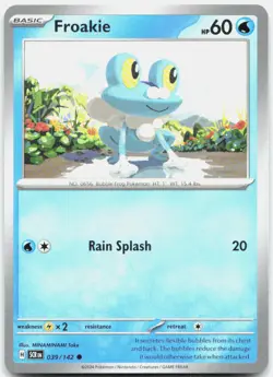 Froakie 39/142 Common Stellar Crown Pokemon Near Mint - Image 1