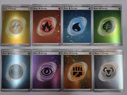 Pokemon TCG - 151 SV Energies - 8 Cosmos Holo Energy Set Lot - NM - Complete Lot - Image 1