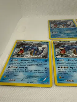 Pokemon Gyarados 20/98 Ancient Origins Lot of 5 1 Reverse Holo 4 Non Holo LP - Image 2