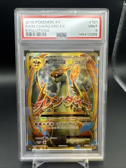 Pokemon XY Evolutions FA/M Charizard EX 101/108 PSA 9 - Image 1