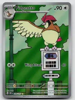 Pidgeotto 208/197 Holo Obsidian Flames Pokemon NM - Image 1