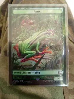 Magic: The Gathering Final Fantasy Foil Hero/Frog #0008/0018 PACK FRESH!! - Image 2