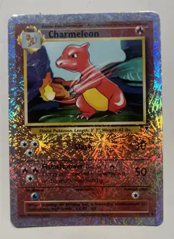 Pokemon TCG Charmeleon 37/110 Legendary Collection Reverse Holo English 2002 NM - Image 1