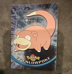 Topps Slowpoke #79 Pokemon Topps TV Animation Edition Regular holo Water EN - Image 1