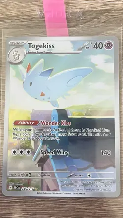 Pokemon TCG Ascended Heroes Togekiss 235/217 Illustration Rare Pack Fresh NM - Image 1