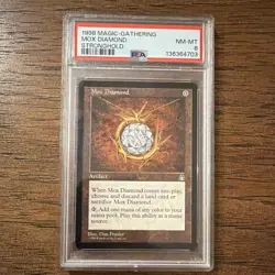 Mox Diamond Stronghold 1998 Regular English Rare PSA 8 MTG Artifact - Image 1
