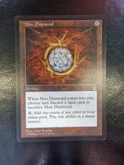 Mox Diamond Magic Card Stronghold MTG Reserved List - Image 1