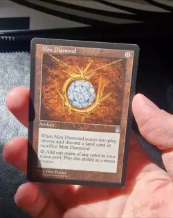 Mox Diamond Magic Card Stronghold MTG Reserved List - Image 2