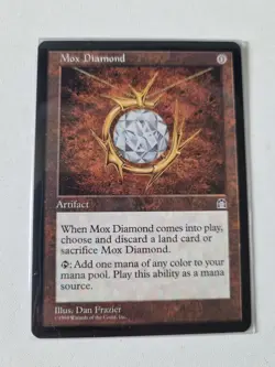 Mox Diamond NM+ MTG STH STRONGHOLD GREAT CONDITION - Image 1