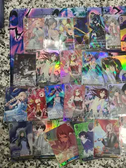 Weiss Schwarz GA Bunko 46 1star SR and 20 2 star SR Lot of Cards - Image 2