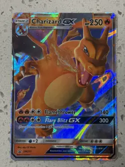Charizard GX SM211 Pokemon TCG Sun & Moon Promo NM Full Art - Image 1
