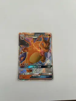 Pokemon TCG Charizard GX SM211 Black Star Promo Card Near Mint Condition - Image 1