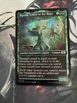 Magic MTG - Renata, Called To The Hunt MUL #158 Serial 194/500 - Image 2