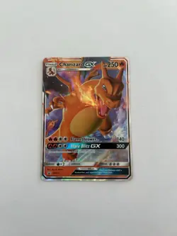 Pokemon TCG Charizard GX SM211 Black Star Promo Card Near Mint Condition - Image 1