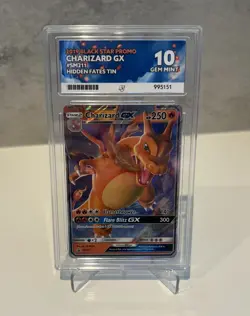 Pokemon TCG 2019 Black Star Promo Charizard GX SM211 Ace 10 Perfect Subs - Image 1