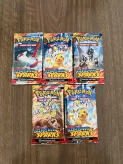Pokemon TCG Surging Sparks 5 packs- New/Sealed✅NEXT DAY DISPATCH✅ - Image 1