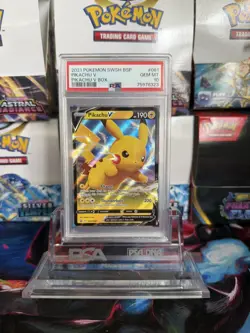 Pikachu V PSA 10 Sword & Shield Swsh061 Holo Promo Pokemon TCG - Image 1