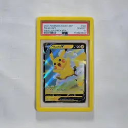 🔥 Pokemon TCG 🔥 Pikachu V #143 🔥 Sword & Shield Black Star Promo 🔥 PSA 10 🔥 - Image 1