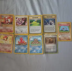 Nintendo Pokemon TCG Neo Discovery 9-Card Lot Magby Aipom Phanpy English 2000 - Image 1