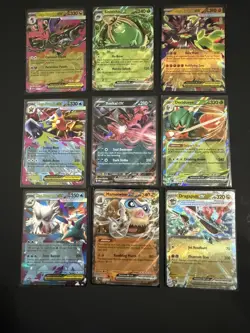 Pokemon (9) Card Ex Lot- Zygarde, Dragapult, Starmie, Sinistcja, Yveltal, & more - Image 1