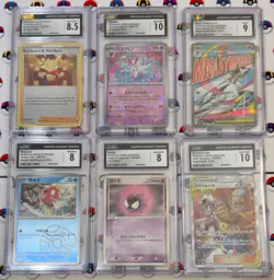 6x Bulk Lot CGC 10, 9, 8.5, 8 Japanese & Chinese & English Pokemon Card - Image 1