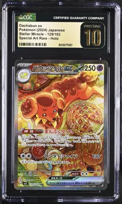 Dachsbun ex #129 Stellar Miracle Japanese CGC 10 PRISTINE GOLD LABEL~SHOOT OFFER - Image 1