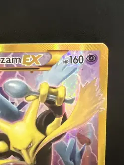 Pokemon TCG Alakazam EX Secret Rare Card 125/124 XY Fates Collide NM-LP - Image 3