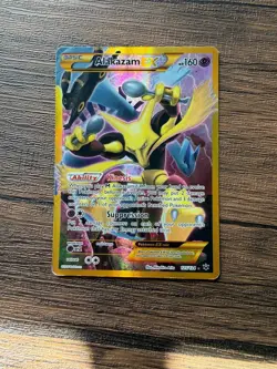 Pokemon TCG Alakazam EX Secret Rare Card 125/124 XY Fates Collide M-NM - Image 1