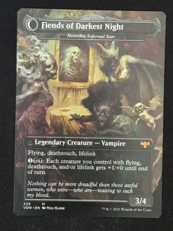 1x MTG The Three Weird Sisters - Henrika Domnathi - Innistrad: Crimson Vow (VOW) - Image 2