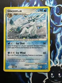 Glaceon 20/100 Cosmos Holo Diamond & Pearl Majestic Dawn Pokemon Card NM/LP - Image 1