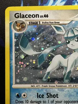 Glaceon 20/100 Cosmos Holo Diamond & Pearl Majestic Dawn Pokemon Card NM/LP - Image 3