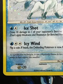 Glaceon 20/100 Cosmos Holo Diamond & Pearl Majestic Dawn Pokemon Card NM/LP - Image 5