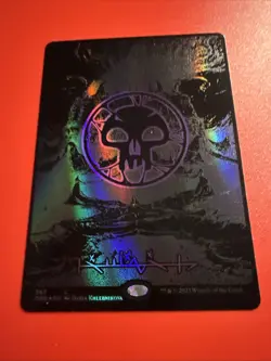 Oil Slick MTG Raised lands Foil 🔥Phyrexian ALL 5 One Of Each 🔥🔥 - Image 5