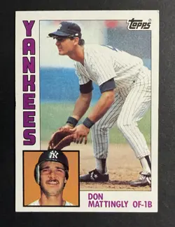 1984 Topps - Don Mattingly #8 (RC) - EX Condition - Image 1