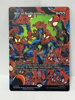 MTG Marvel's Spider-Man Rite of Replication (Borderless) Mythic Foil # 0014 - Image 1