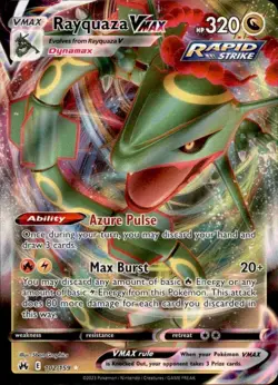 Rayquaza VMAX 102/159 SWSH: Crown Zenith Ultra Rare Holo Pokemon Card - Image 1