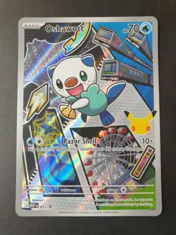 Oshawott MEP 051 First Partner 30th Anniversary PROMO Pokemon Card | NEAR MINT - Image 1