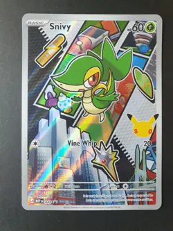 Snivy MEP 049 First Partner 30th Anniversary PROMO Pokemon Card | NEAR MINT - Image 1