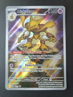 Alakazam MEP 009 Mega Evolution ETB Black Star PROMO Pokemon Card | EXC - Image 1