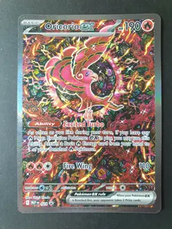 Oricorio ex MEP 024 Ultra-Premium UPC Black Star PROMO Pokemon Card | *DAMAGED* - Image 1