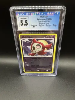 Duskull (Shiny) SH2 Stormfront Reverse Holo CGC 5.5 Pokemon Card - Image 1