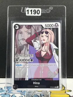 Hina (Judge Stamp) ST06-008 One Piece Promotion Cards Foil (1190) - Image 1