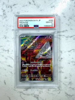 PSA 10 Drowzee AR 086 078 sv1V Pokemon Card Violet ex Japanese - Image 1