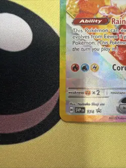 Pokemon TCG Prismatic Evolutions Eevee EX 174 Black Star Promo Card NM - Image 3