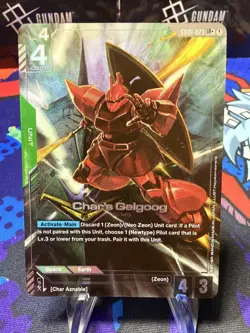 Char's Gelgoog - GD01-023 - LR+ Alt Art - Sayia Mass - Gundam Card Game NM+ - Image 2